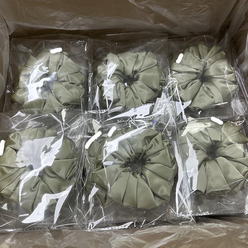 Custom Silk Scrunchie Oversize Fluffy丨Custom Brand