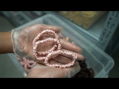Mini silk scrunchies Color#20 - 100% mulberry silk quality insured