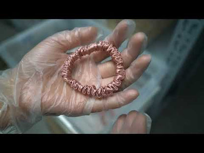 Red Beans Silk Scrunchie Skinny