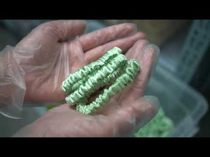 Mint Green Silk Scrunchie Skinny