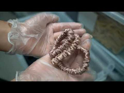 Ebony Silk Scrunchie Skinny