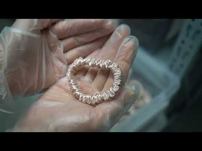 Nude Silk Scrunchie Skinny