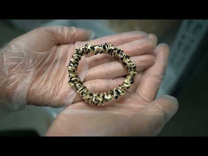 Leopard Silk Scrunchie Skinny