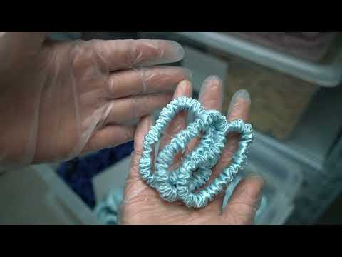 Mini silk scrunchies Color #17 - Wholesale and custom brand