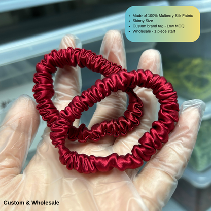 pure skinny silk scrunchie wholesale for fashion brands