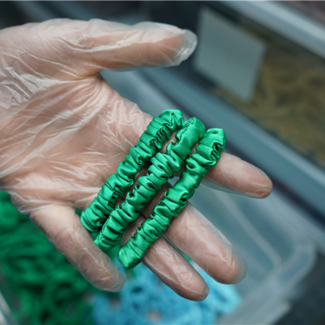 Mini Silk Scrunchies Wholesale - Mix Colors & Fixed Fee