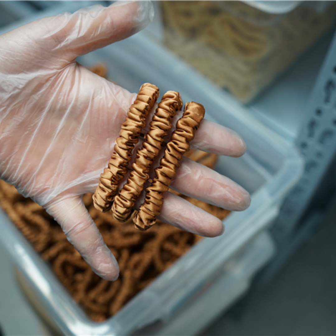 Mini Silk Scrunchies Wholesale - Mix Colors & Fixed Fee