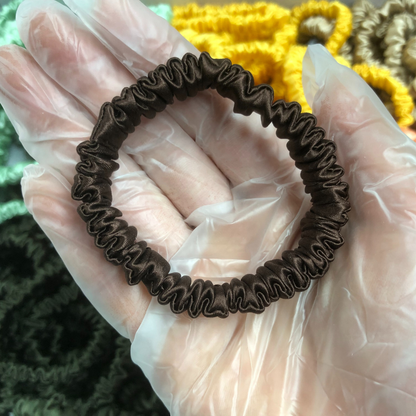 Mini Silk Scrunchies Wholesale - Mix Colors & Fixed Fee