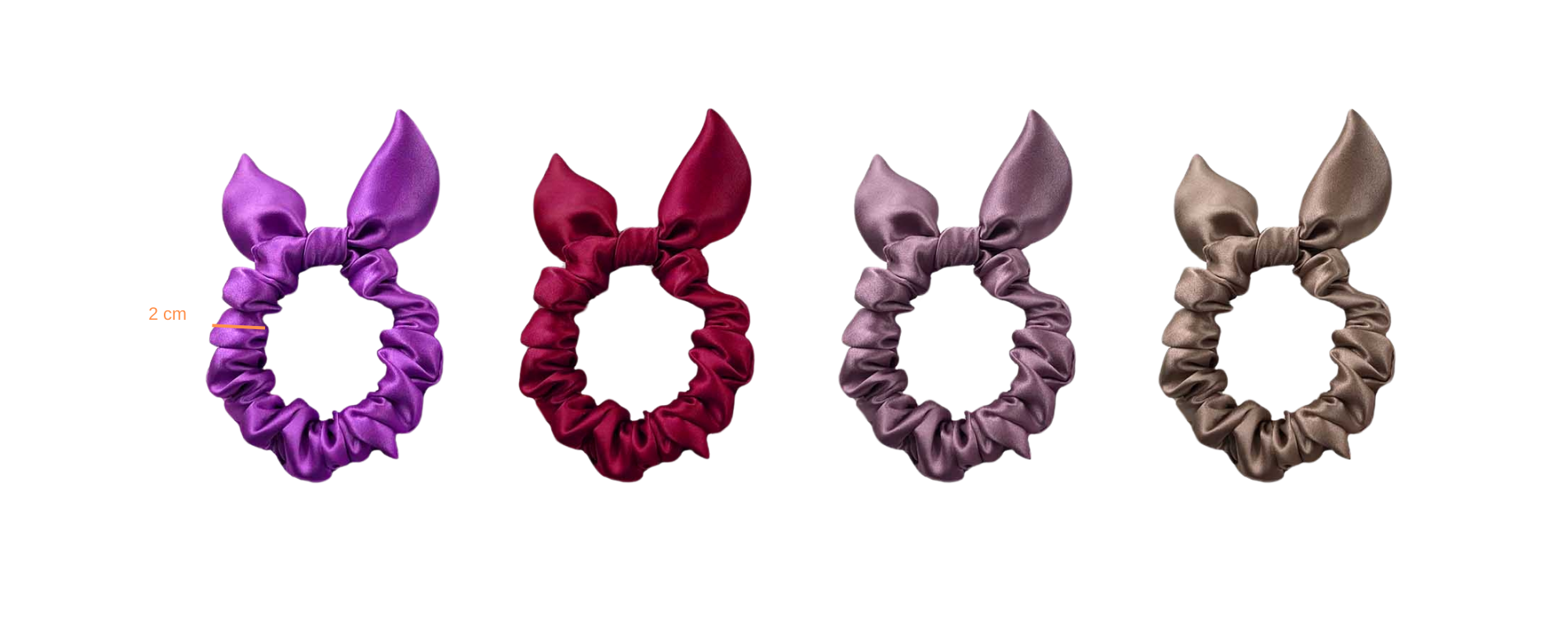 silk bow scrunchie