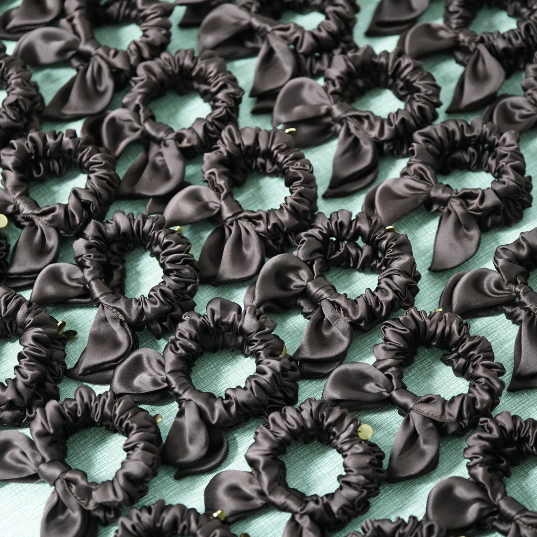 Custom Silk Scrunchie Bow丨Custom Brand
