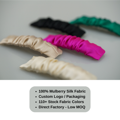 Custom Silk Hair Clips丨Custom Brand & Bulk Wholesale