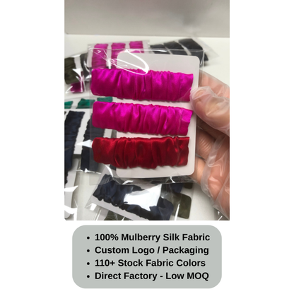 Custom Silk Hair Clips丨Custom Brand & Bulk Wholesale
