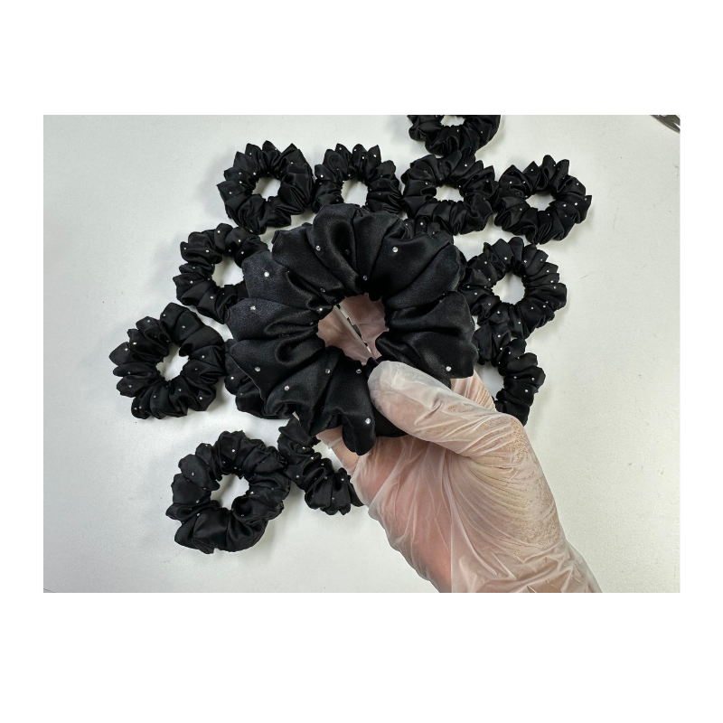 Custom Crystal Silk Scrunchie丨Custom Brand & Bulk Wholesale