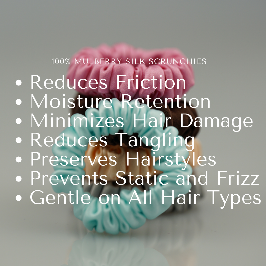 Custom Silk Scrunchie Tiny丨Custom Brand
