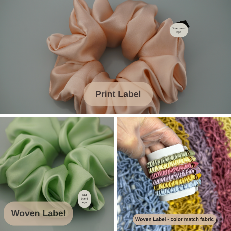  Oversized scrunchie branding