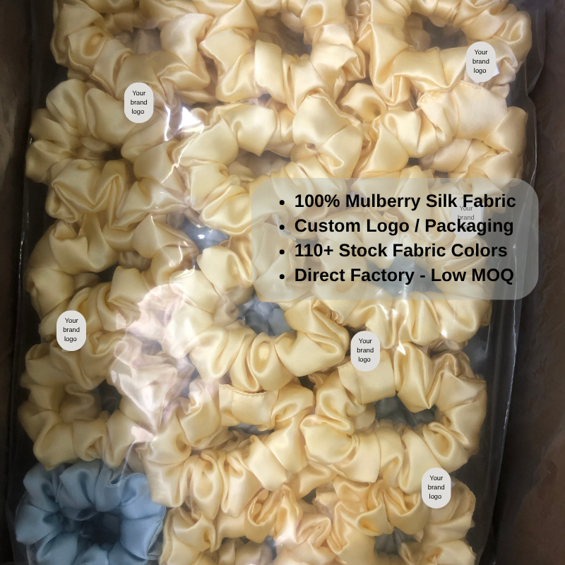 Durable elastic medium scrunchie