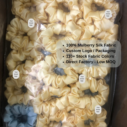 Durable elastic medium scrunchie
