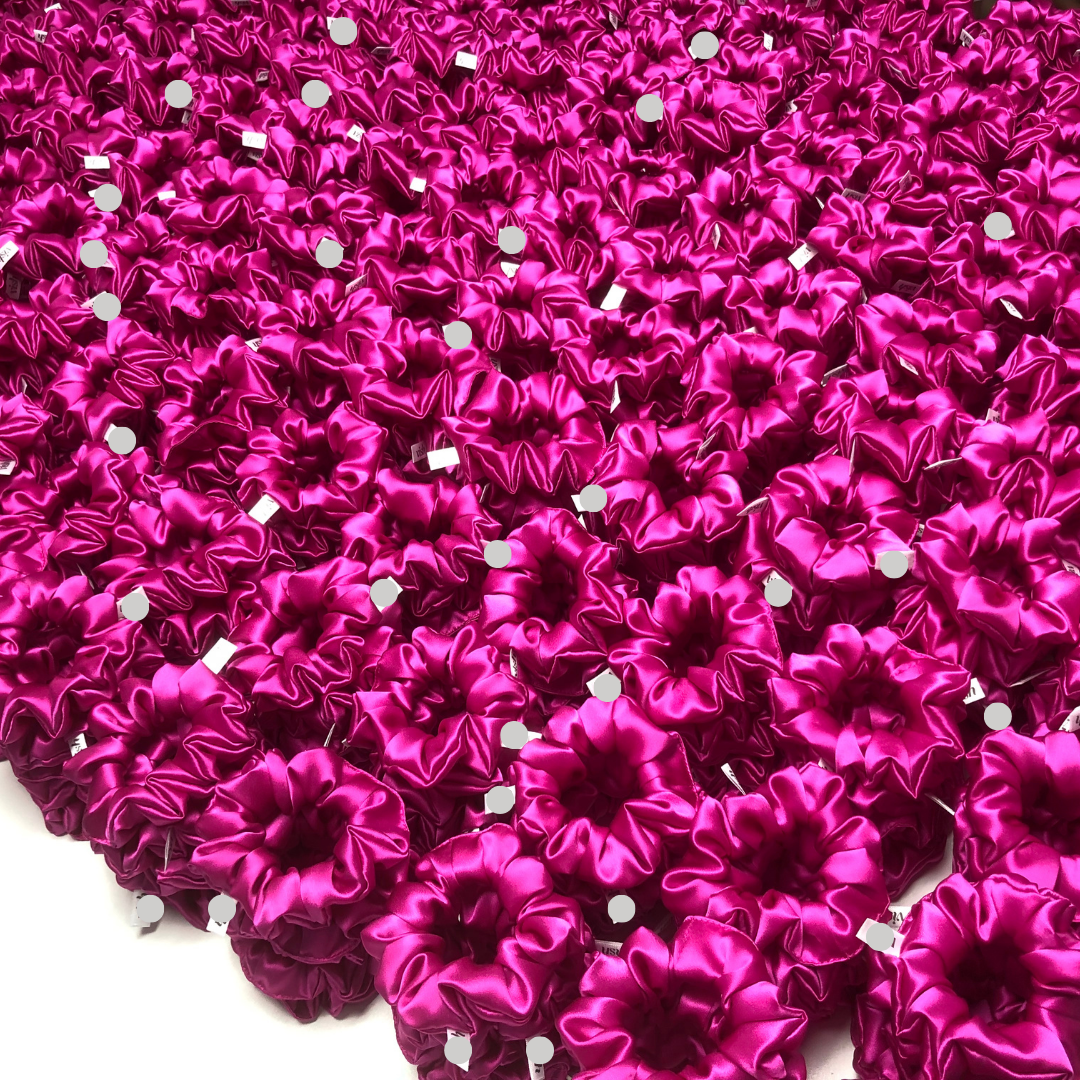 Custom Silk Scrunchie Medium丨Custom Brand