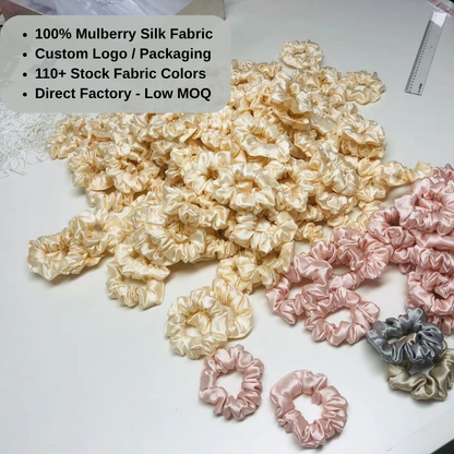 Medium scrunchie factory production