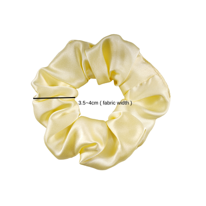 Large size silk scrunchie styling