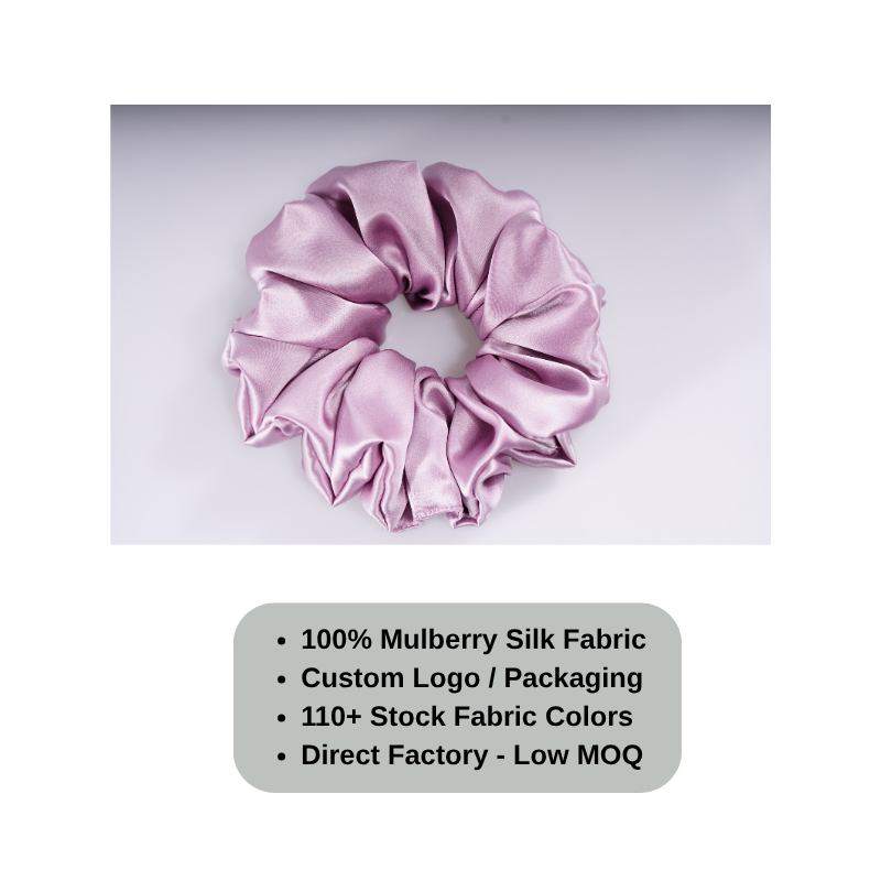 Oversized luxury scrunchie