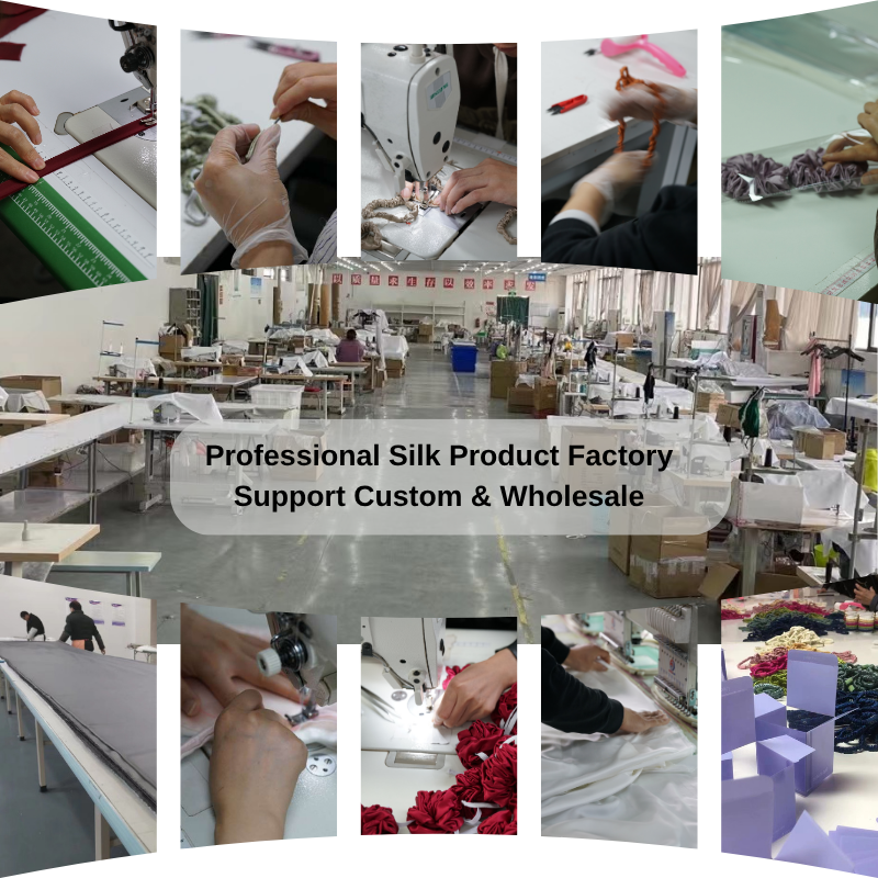 Silk scrunchie manufacturer factory direct