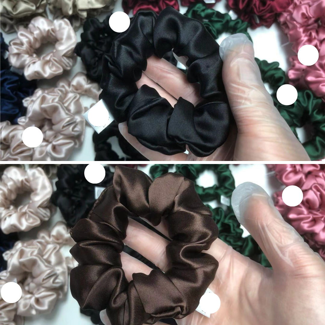 Custom Silk Scrunchie Medium丨Custom Brand