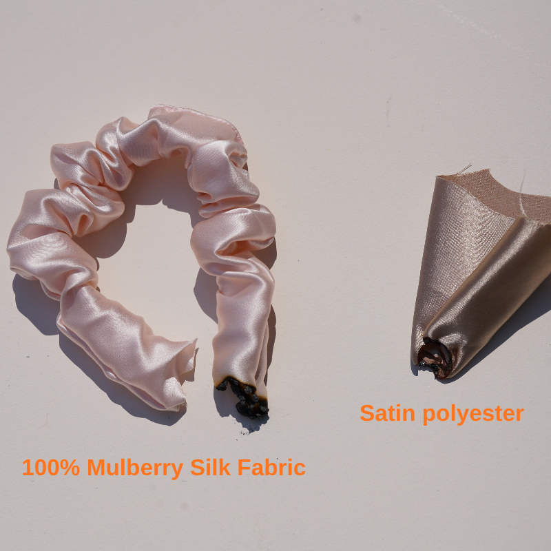 Premium medium silk scrunchie