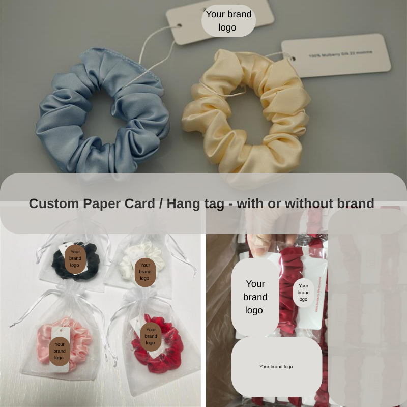 Medium scrunchie private label branding