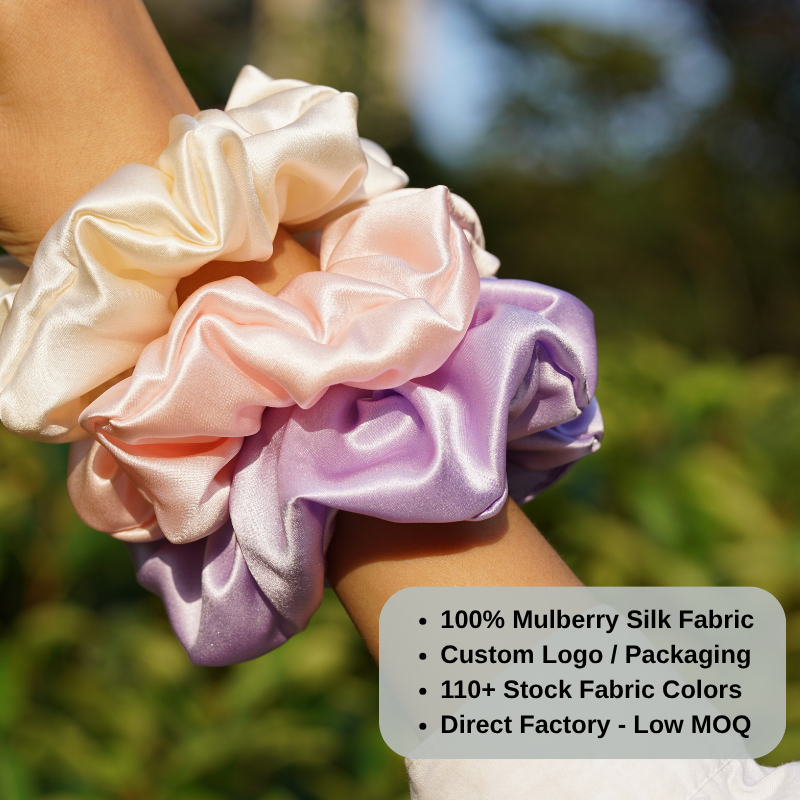 Large scrunchie soft silk feel