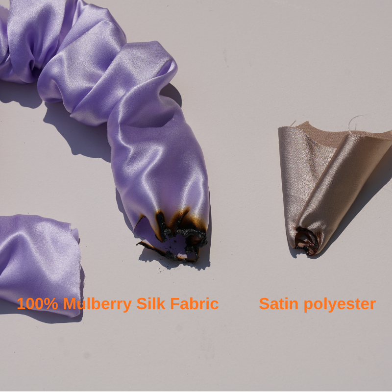 Fluffy scrunchie texture detail