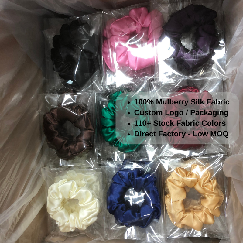 Versatile medium scrunchie styling