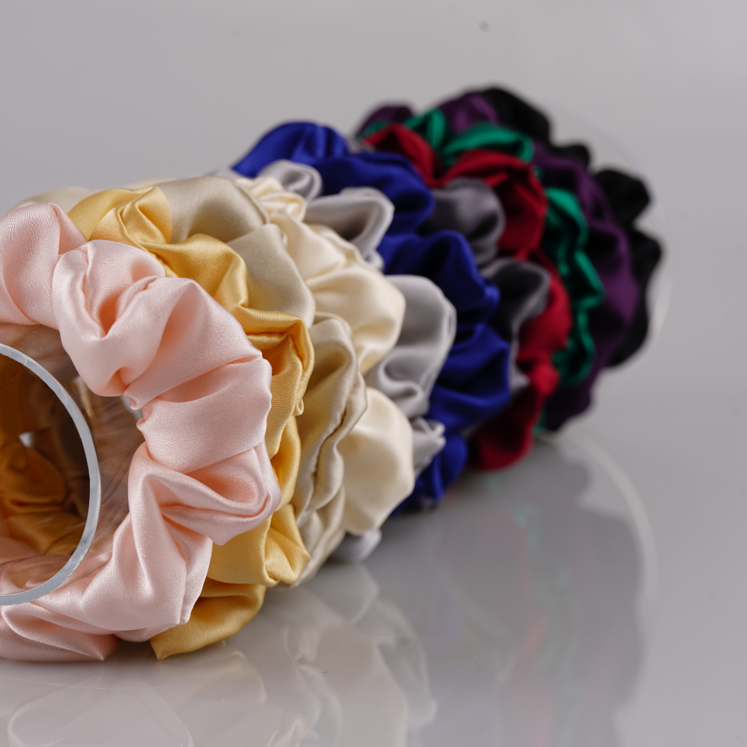 Custom Silk Scrunchie Medium丨Custom Brand