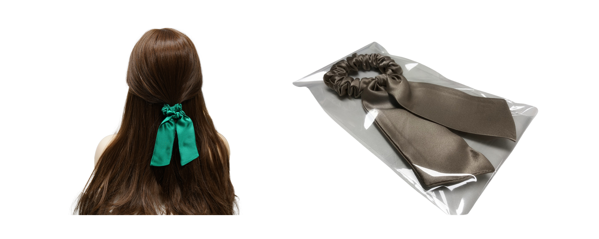Silk Scrunchie with big Bow