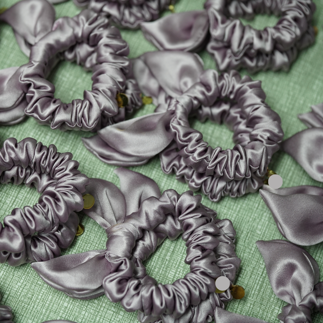 Custom Silk Scrunchie Bow丨Custom Brand
