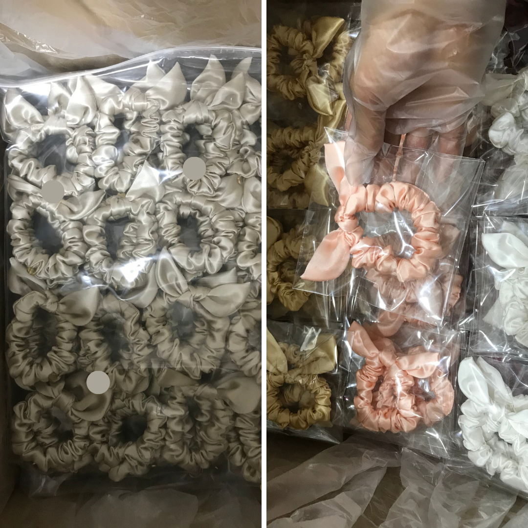 Custom Silk Scrunchie Bow丨Custom Brand