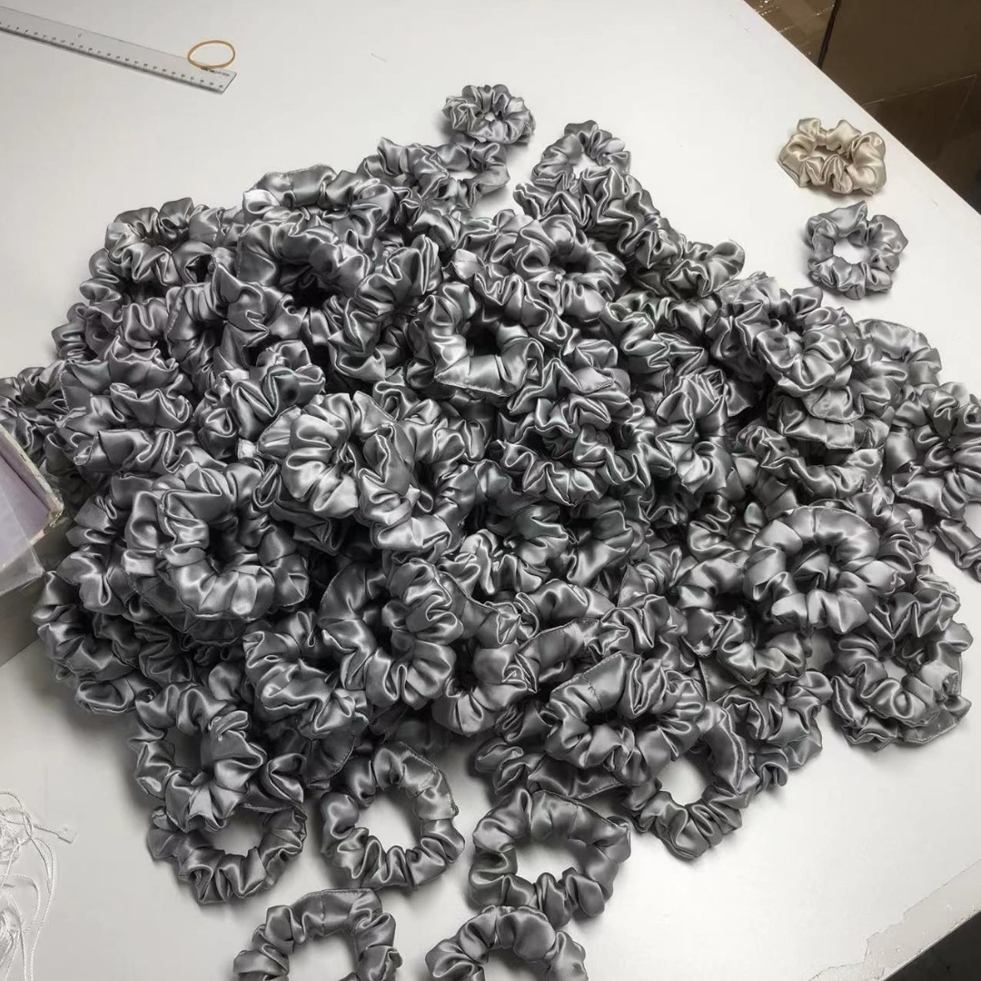 Midi Silk Scrunchie Wholesale - Mix Colors & Fixed Fee