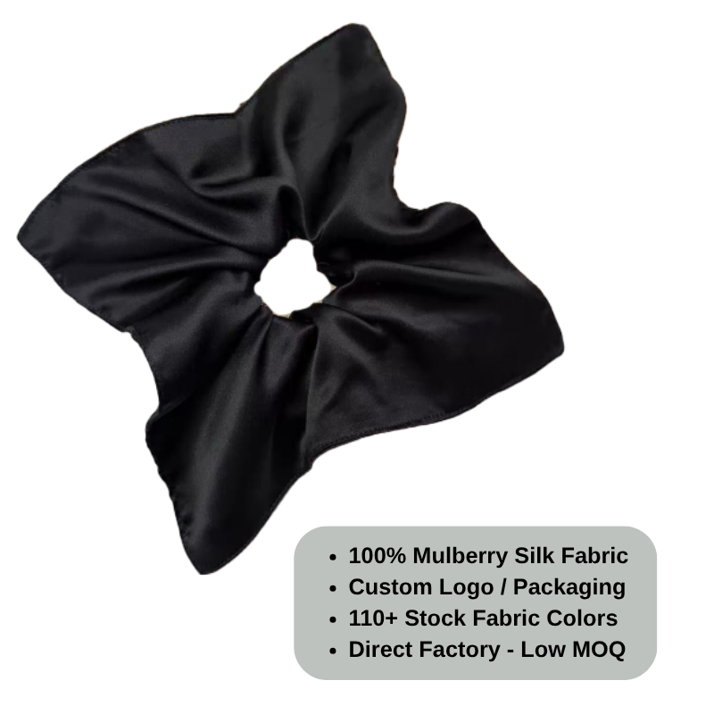 Custom Silk Scrunchie Windmill丨Custom Brand & Bulk Wholesale