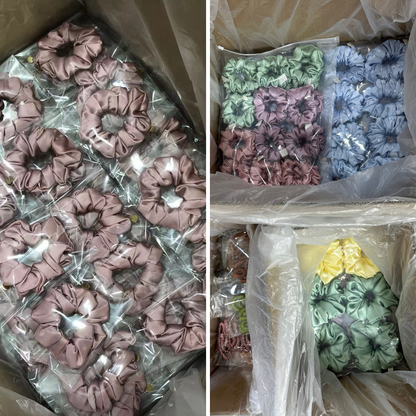 Custom Silk Scrunchie Medium丨Custom Brand