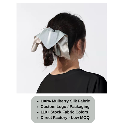 Custom Silk Scrunchie Windmill丨Custom Brand & Bulk Wholesale