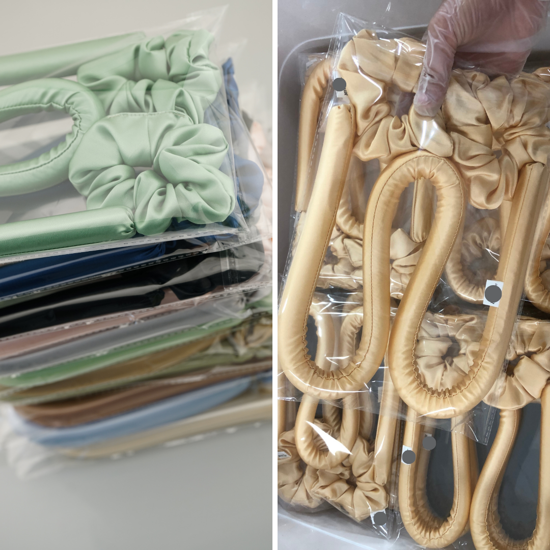 Silk Heatless Hair Curler (EPE Filled)丨Custom Brand