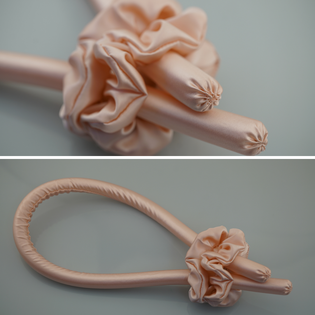 Silk Heatless Hair Curler (EPE Filled)丨Custom Brand
