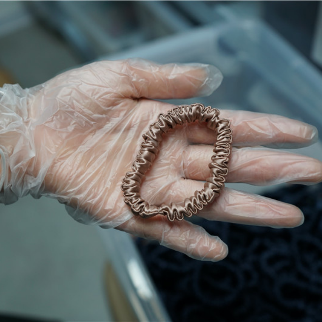 Mini Silk Scrunchies Wholesale - Mix Colors & Fixed Fee