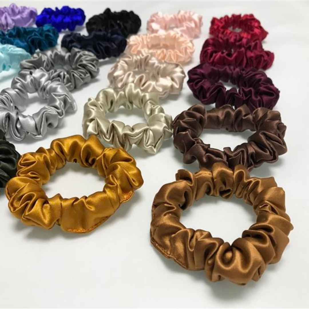 Classic Silk Scrunchie Wholesale - Mix Colors & Fixed Fee