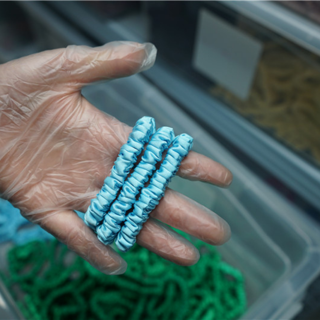 Mini Silk Scrunchies Wholesale - Mix Colors & Fixed Fee