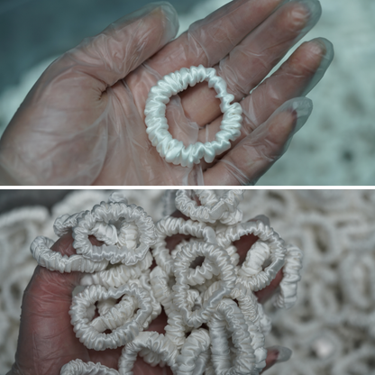Custom Silk Scrunchie Tiny丨Custom Brand