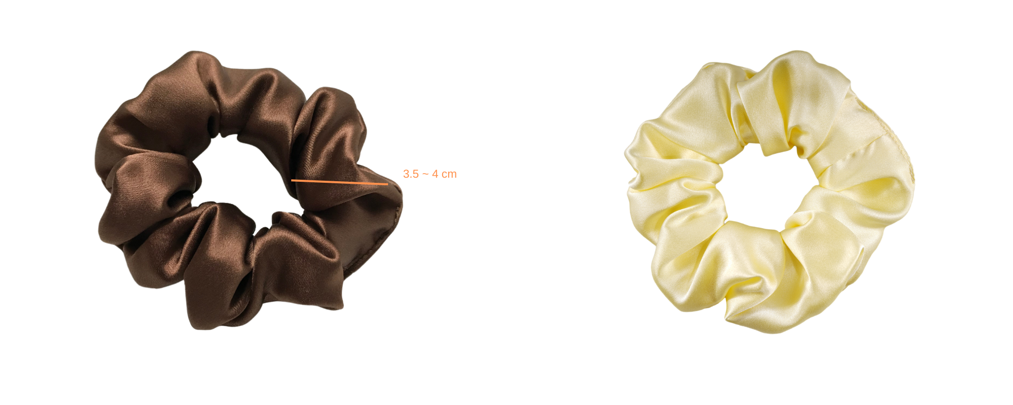 custom silk scrunchies wholesale