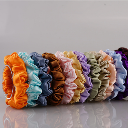 Classic Silk Scrunchie Wholesale - Mix Colors & Fixed Fee