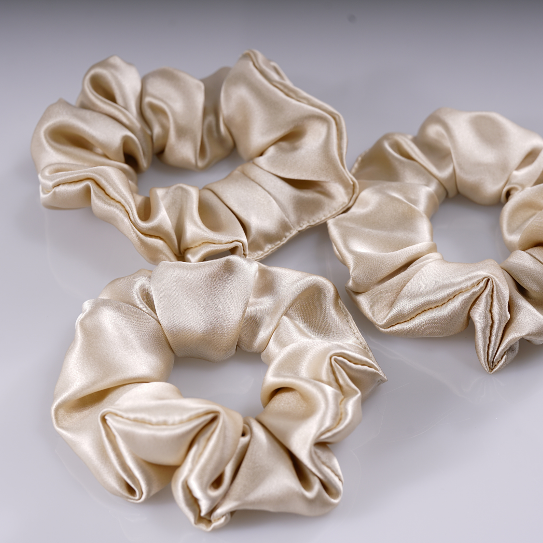Large Silk Scrunchie Wholesale - Mix Colors & Fixed Fee