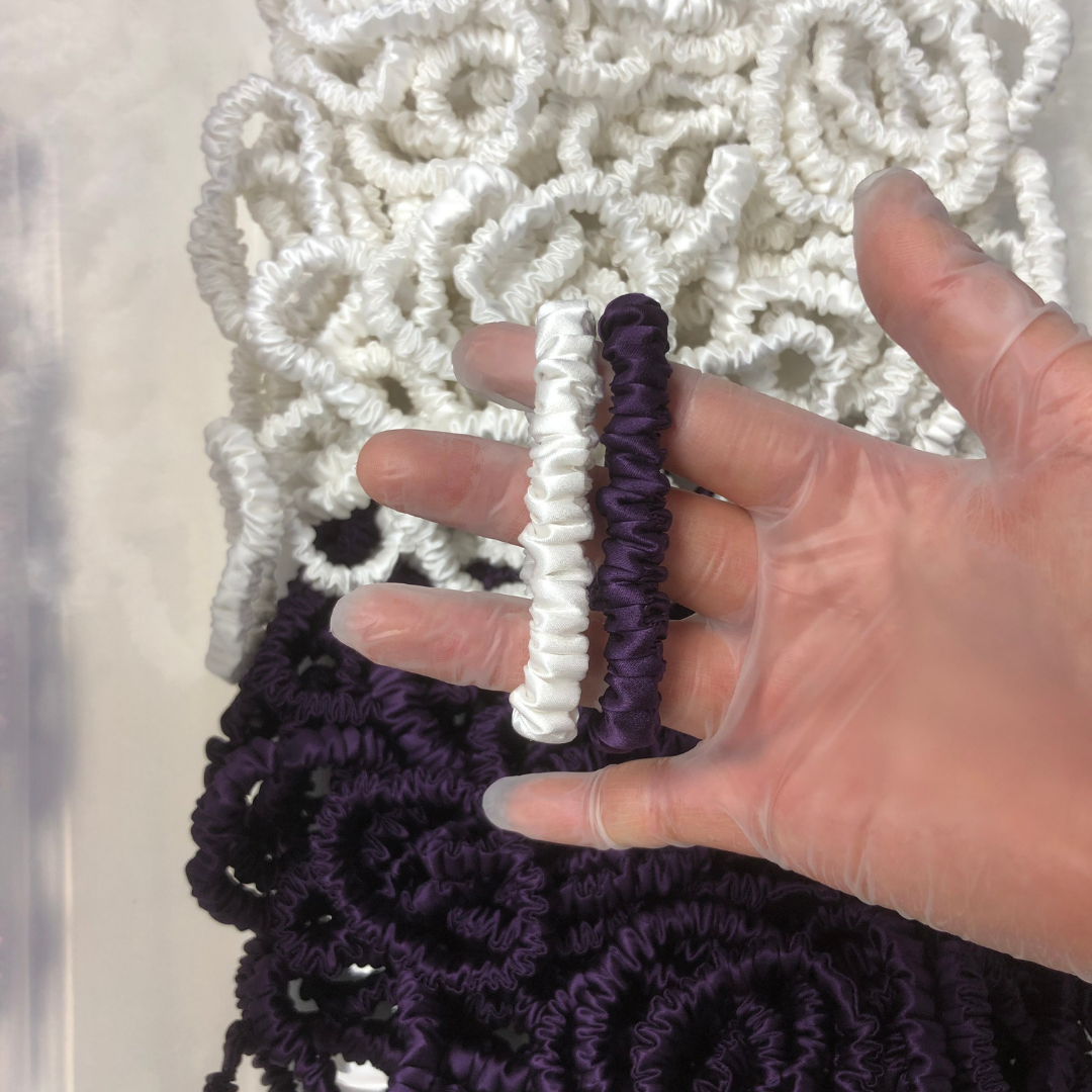 Mini Silk Scrunchies Wholesale - Mix Colors & Fixed Fee
